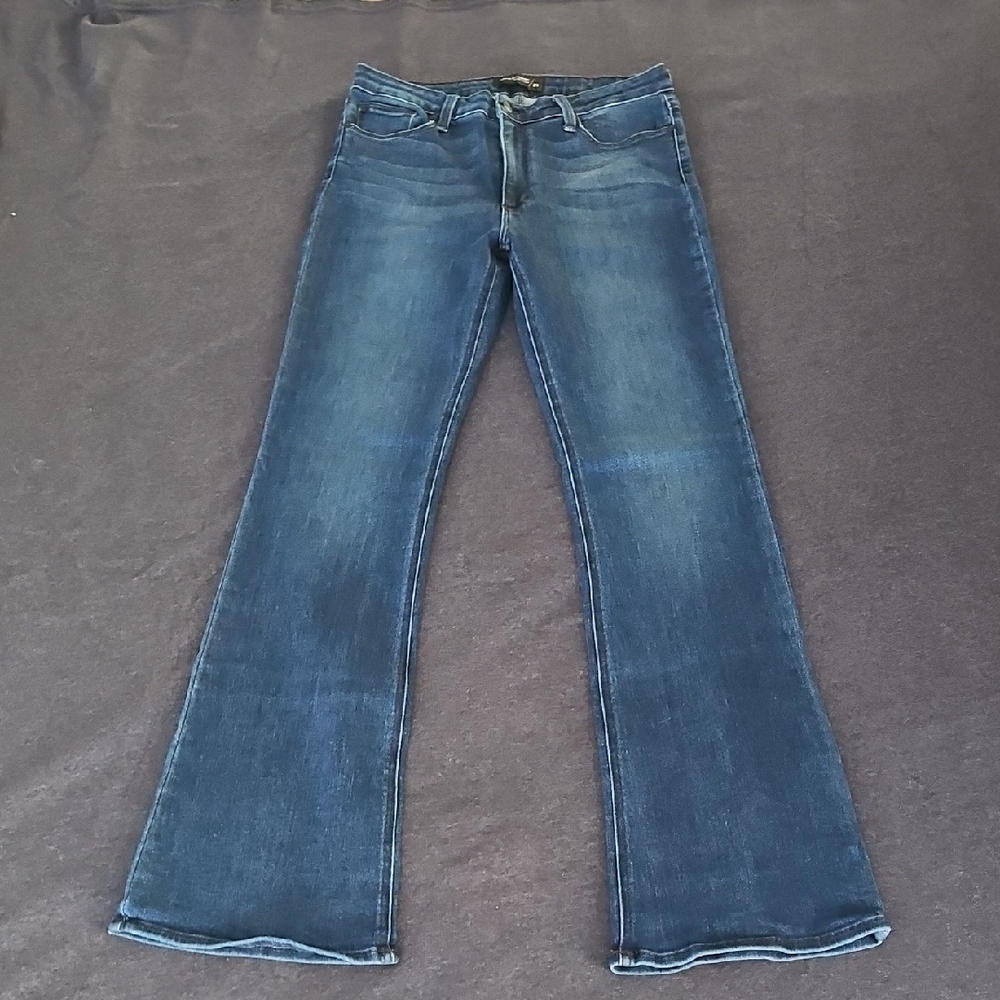 Just Black Denim, Dark Blue Flare Jeans